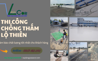 HƯỚNG DẪN THI CÔNG SƠN CHỐNG THẤM LỘ THIÊN
